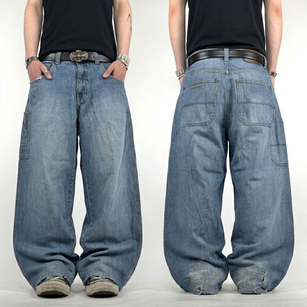 Vintage y2k grunge carpenter pelle pelle skater baggy rare archive jeans